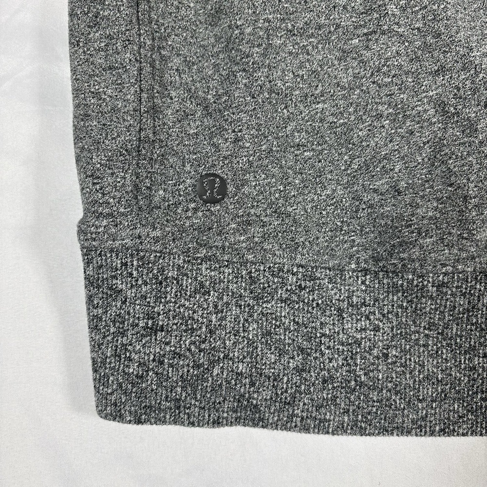 Lululemon Crewneck Pullover Sweater Womens Size‎ 4 Heather Gray Gym Workout - Picture 4 of 9